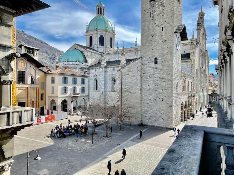 Esclusivo 130Mq Fronte Duomo E Lago E Terrazza โกโม ภายนอก รูปภาพ